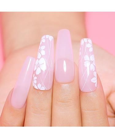 AIMEILI 5-In-1 Sheer Color Rubber Base Gel Nail Polish - (430) 10ml | UV/LED Soak Off Elastic Strengthener & Rhinestone Glue Gel - Buy Online on GoSupps.com