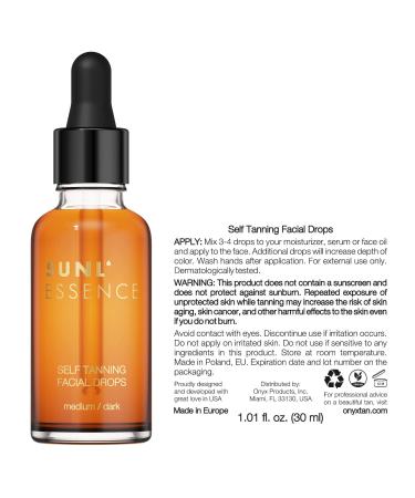 Sun lEssence Self-Tanning Concentrate | Streak-Free Face Tanning Drops for Medium/Dark Skin - Easily Blend with Moisturizer - Buy Online on GoSupps.com