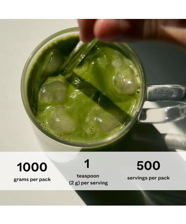 nawo Supreme Ceremonial Matcha Tea - 250g & 500g & 1kg 100% natural and organic professional barista-quality Japanese green tea powder for cafes and home use - NAWO Routines (1kg) - Buy Online on GoSupps.com
