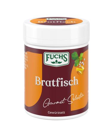 Fuchs Gourmet Selection Bratfish Spice Salt - Refillable Seasoning for Fish & Seafood Vegan 80g - Buy Online on GoSupps.com