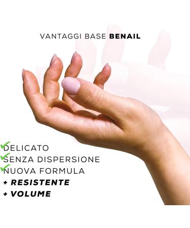  Benail Hema-free semi-permanent nail base with dispersion gel base for semi-permanent nail polish strong and elastic for professional nail reconstruction gel acrylic acrylic nail reconstruction - Buy Online on GoSupps.com