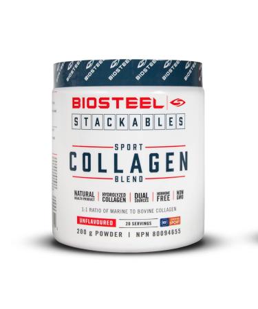 BioSteel Stackables Sport Collagen Blend Hydrolyzed Collagen Non-GMO Formula 20 Servings