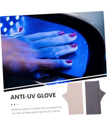 minkissy 2 Pairs Uv Gloves for Manicure Nail Uv Protection Gloves for Women Nail Anti-uv Gloves Anti-uv Gloves for Gel Nail Lamp Womens Gloves Women's Nylon Nail Supplies - Buy Online on GoSupps.com