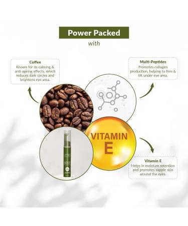 Lotus Botanicals Under Eye Cr me - Multi-Peptide & Vitamin E for Dark Circles Puffiness & Fine Lines | 15ml | Preservative-Free - Buy Online on GoSupps.com