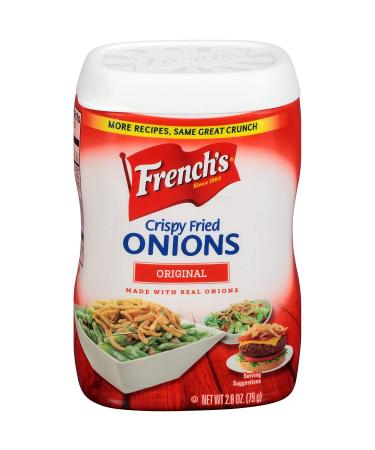 French's Crispy Fried Onions Original 2.8 oz - Pack of 2 - 5.6 oz Total - Buy Online on GoSupps.com