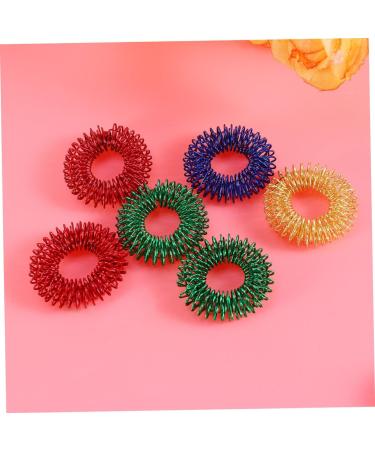 Homsfou 15 St Spiky Sensory Finger Circulation Rings for Kids | Soothing Toys for Restlessness & Blood Flow - Buy Online on GoSupps.com