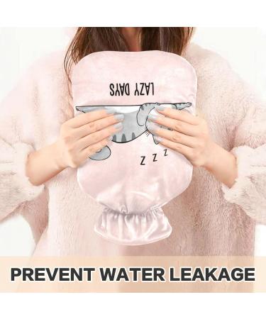 NAANLE Lazy Cat 2L Transparent Hot Water Bottle - Bed & Hand/Foot Warmer for Pain Relief & Heat Therapy - Buy Online on GoSupps.com
