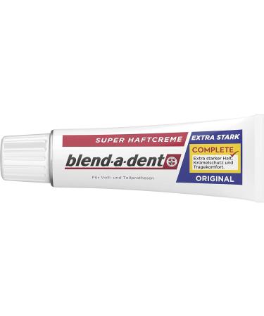 Buy Blend-a-Dent Complete Adhesive Cream Original - Pack of 12 (12 x 47g) | Reliable Denture Adhesive for All-Day Hold - International Shipping Available - Buy Online on GoSupps.com