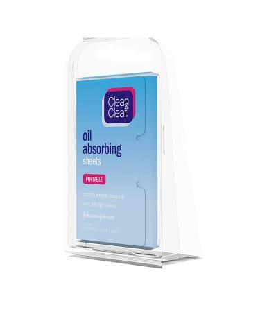 Clean & Clear Oil Absorbing Sheets - 50 ct - Blotting Papers for Face & Nose - Absorbs Excess Oil & Shine Instantly - Buy Online on GoSupps.com