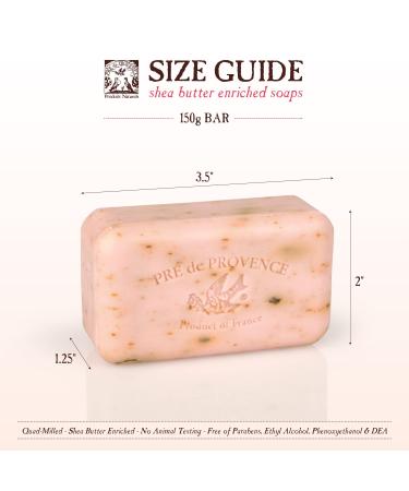 Pre de Provence Artisanal Soap Bar 5.3 oz - Enriched with Shea Butter for Smooth, Moisturizing Lather - Mirabelle Scent - French Skincare (Pack of 1) - Buy Online on GoSupps.com