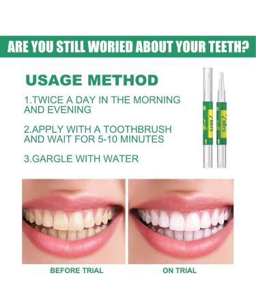 2 x 3ml Portable Teeth Whitening Pens | Deep Cleansing | Painless & Non-Sensitive | Travel-Friendly - Buy Online on GoSupps.com