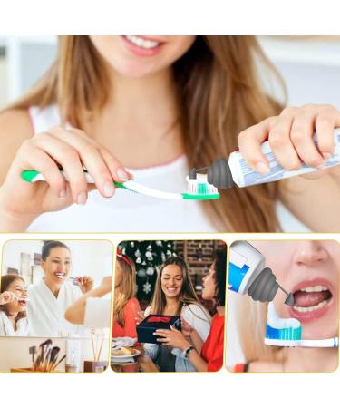Silicone Toothpaste Cover - Creative Dog Toothpaste Toppers Squeezer | Odorless Toothpaste Cover Bathroom Accessories Exquisite Self Closing Toothpaste Caps for Family and Friends Stronrive Gray - Buy Online on GoSupps.com
