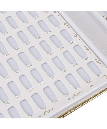 Dasertoe 120 Tips Nail Color Art Display Book Nail Polish Color Chart Cute Nail Art Chart for Manicure Tool with False Nails - Buy Online on GoSupps.com