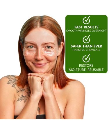 Silicone Under Eye and Forehead Wrinkle Patches - Anti-Aging Skincare for Puffy Eyes and Fine Lines - Buy Online on GoSupps.com