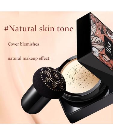 mayace CC Cream Mushroom Head Air Cushion Foundation SPF 50 - 2 Pcs Natural Set - Buy Online on GoSupps.com