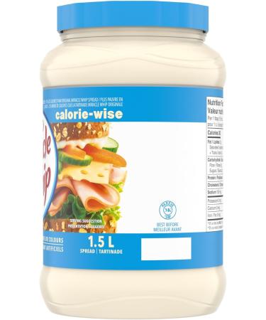 Miracle Whip Original Spread Calorie Wise 1.5 l (Pack of 1) Calorie Wise - Buy Online on GoSupps.com