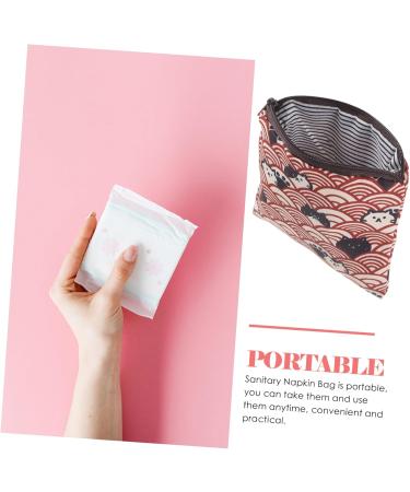 Frcolor 2-Piece Toilet Paper Storage Holder & Hygiene Bag - Multifunctional Tampon Organizer for Women's Period Products - Buy Online on GoSupps.com