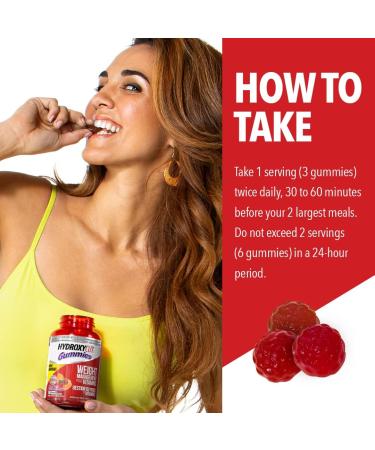 Hydroxycut Weight Loss Gummies for Women & Men | Hydroxycut Caffeine-Free Weight Loss Gummy | Non-Stim Weight Loss Supplement | Metabolism Booster for Weight Loss | Weightloss for Women and Men | 90 Count - Buy Online on GoSupps.com