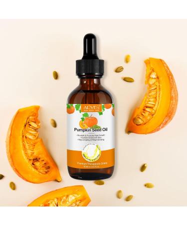 Pumpkin Seed Vegan Oil for Hair Scalpcare & Skincare - 60ml Natural Oil for Men & Women (Pumpkin Seed) - Buy Online on GoSupps.com