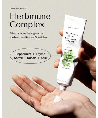 Nature Republic HERBOLOGY Artemisia Extra Soothing Cream - Cruelty-Free Moisturizer for Sensitive Skin - International Shipping Available - Buy Online on GoSupps.com