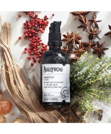  Bullfrog Bullfrog - Kit The Spicy One Hydrate and Define 3 in 1 Limited Edition Agnostic Spiced Multifunction Balm 100ml Invisible Shaving Gel 100ml and Invisible Styling Gel 50ml - Buy Online on GoSupps.com