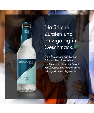 Red Bull Organics Tonic Water - 24 x 250ml Glass Bottles | Organic Drinks for International Shipping - Buy Online on GoSupps.com