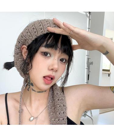 JSGHGDF Pastoral Headband for Women Crochet Hook Solid Color Headbands Slip for Head Hoop Girl Makeup Hair Accessories Blakikin brown - Buy Online on GoSupps.com