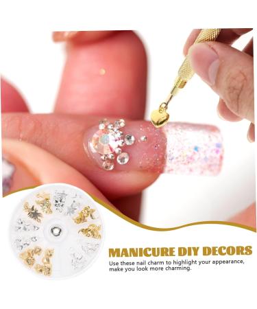 FRCOLOR 1 Set Nail Pendant Hand Drill for Tips Rhinestone Outfit Nail Diy Pendant Bridal Jewelry Resin Nail Charms Bride Jewelry Nail Jewelry Accessory Nail Art Charming Hole Drill Alloy 8x8cm As Shown - Buy Online on GoSupps.com
