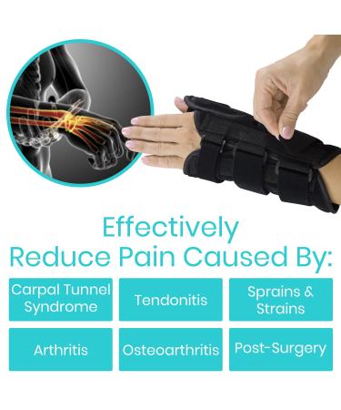Vive Thumb and Wrist Splint - Tendonitis Brace with Thumb Stabilizer - Night Support for Carpal Tunnel - Spica Splint for Right Hand - Men and Women (Right) - Buy Online on GoSupps.com