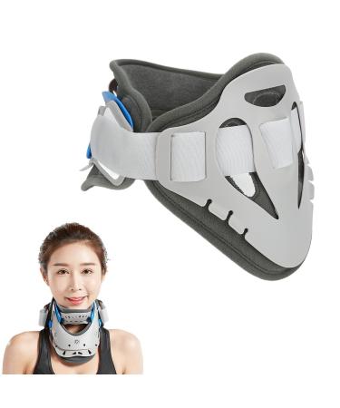 Cervical Neck Brace Neck Traction Device Neck Support Neck Traction Collar with 7 Gear Height Adjustable for Neck & Shoulder Posture Correction