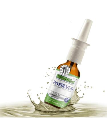 Thrival Labs ProSILVER Ionic Colloidal Silver 20 PPM Bio-Active Silver Liquid High Absorption Dark Glass Bottle 2 oz