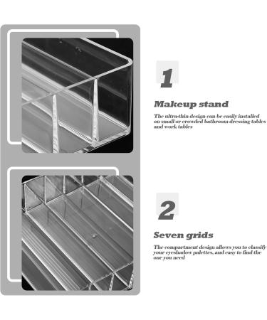 Beaupretty Acrylic Makeup Organizer - Stylish Eyeshadow Storage Box & Cosmetics Stand for Palettes Lipsticks | International Shipping - Buy Online on GoSupps.com