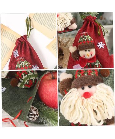 FUNOMOCYA 2pcs Candy Bag Aaaapple Drawstring Burlap Bag Mini Christmas Apple Bag Storage Burlap Bag As Shown 27X20CM - Buy Online on GoSupps.com