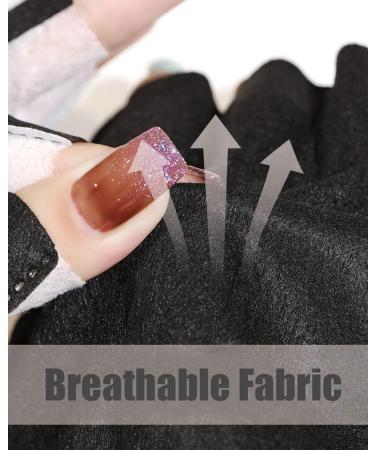 AORHOFJ 1 Pair of UV Gel Nails Lamp UPF50+ Protection for Manicure Dryer Nail Skin Care Fingerless for Home Outdoor Gloves UV Protection Gloves - Buy Online on GoSupps.com