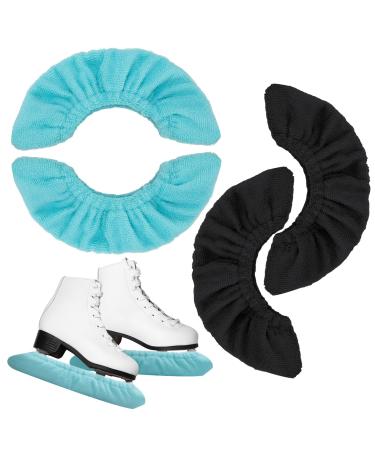 Jostift 2 pairs ice skates runner microfiber ice skating runner sauces for hockey skills figure skating shoes and ice skating shoes L - Buy Online on GoSupps.com