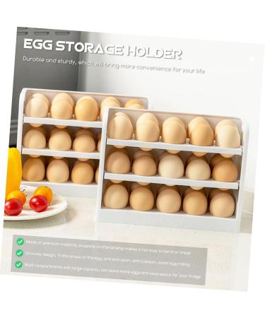 GLEAVI Flip The Egg Tray Eggs Deviled Egg Holder Clear Plastic Tray Household Egg Storage Rack Egg Rack Dog - Buy Online on GoSupps.com