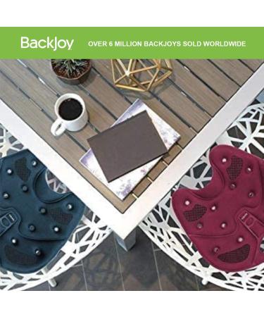 Backjoy SitSmart Cushion Pillow - Lumbar Support for Lower Back Pain Relief | Improve Posture in Car Office & Hard Surface Chairs | Ideal for Adults - Buy Online on GoSupps.com