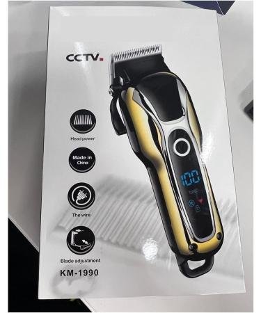 Hair Clippers Kit Cordless - Dual Voltage Beard Trimmer for Men with Rechargeable Battery & Digital Display | KM-1990 - International Shipping Available - Buy Online on GoSupps.com