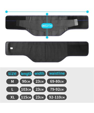 Adjustable Lumbar Support Belt for Men & Women - Pain Relief for Sciatica Herniated Disc & Scoliosis - XL Size Back Bandage - Buy Online on GoSupps.com