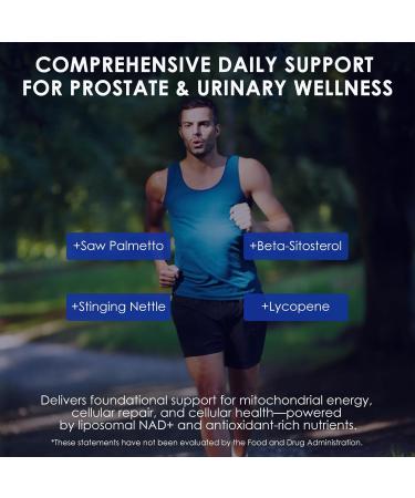 NAD+ Supplement for Men 1000mg Liposomal NAD+ with Resveratrol CoQ10 L-Citrulline & Maca Root Cellular Energy Healthy Aging Support Antioxidant Nitric Oxide Prostate Health for Men 60 Capsules - Buy Online on GoSupps.com