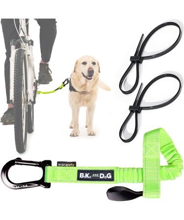 Bike and Dog - bicycle dogs toolless attachment special dishes as an option including 2 bicycle bands.Patented.(Yellow) dog leash yellow