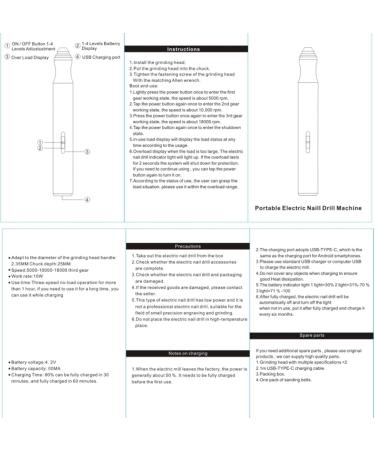 Nail Filer Electric - Cordless Nail Grinder Acrylic Nail Tool | High-Speed Thick Cordless Nail Remover Edge Shaper Multi-Level Human Toenail Shaping Tool for Grinding Nursing Peeling Pink - Buy Online on GoSupps.com