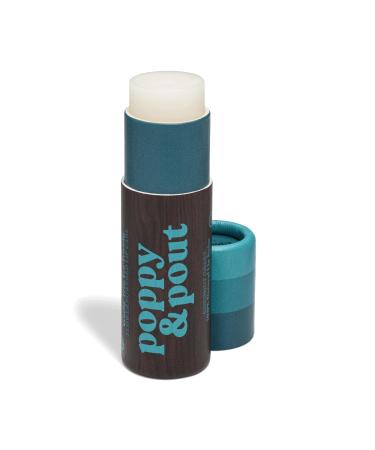 Poppy & Pout Coastal Coconut Jumbo Lip Balm | All Natural Lip Balms & Moisturizers | Hydrates with Beeswax Vitamin E Organic Coconut Oil | Cruelty-Free | Lip Balm in Recyclable Cardboard Tube