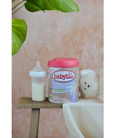 Babybio - Infant Milk - Caprea 3rd Age - 800 g - Goat Milk - From 10 Months - Organic - Made in France - Palm Oil Free - Pack of 3 - Buy Online on GoSupps.com