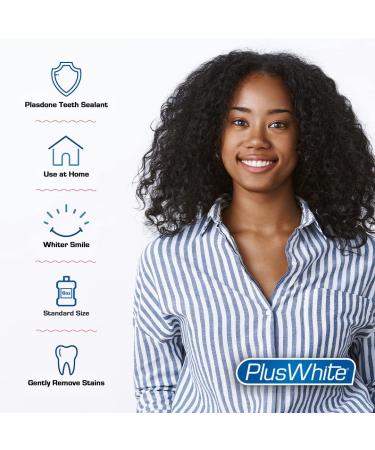 Plus White Post Whitening Stain Rinse - Dental Recommended Protection from Smoking, Wine, Coffee for Whiter Teeth - Buy Online on GoSupps.com