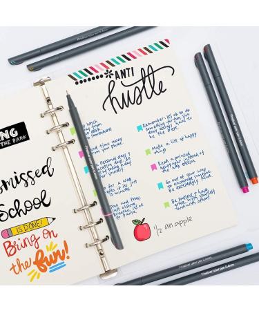 Vitoler 24 Colored Fine Line Journaling Pens - Writing, Drawing, Coloring - Office & School Supplies - 24 Colors - Buy Online on GoSupps.com