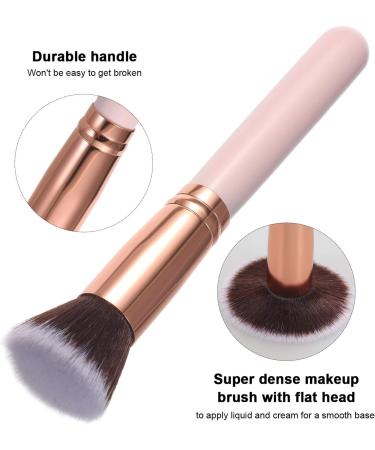 Ajcoflt Foundation Brush Flat Top Buffing Brushes Fan Contour Powder Brush Highlighter Blush Brush Makeup Brushes - Buy Online on GoSupps.com