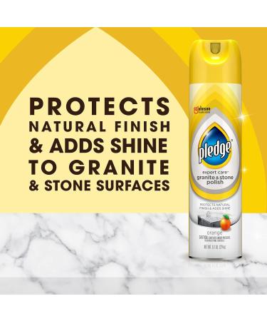 Buy Pledge Granite and Marble Cleaner Spray - Citrus Sunshine 9.7 oz | Effective International Shipping - Buy Online on GoSupps.com