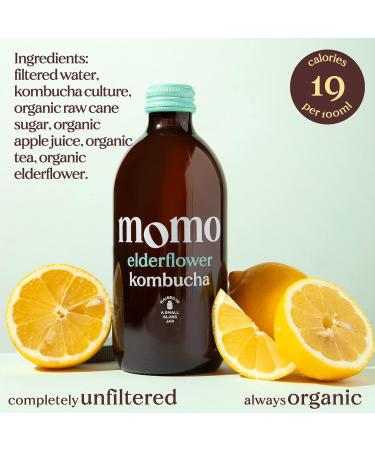 8 x Fresh 330ml Bottles MOMO Kombucha Drink Organic - Kombucha Tea Probiotic Drink - Variety Pack Mixed Variety 8 Pack - Buy Online on GoSupps.com