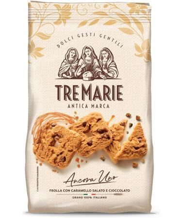  Italian Gourmet E.R. Tre Marie Ancora Uno Frolla with Salted Caramel and Chocolate Biscuits with salted caramel and chocolate 315g - Buy Online on GoSupps.com
